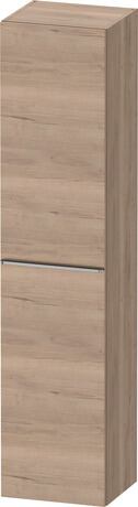 Tall cabinet, DE1328R70550000 Hinge position: Right, Marbled Oak Matt, Decor, Handle Stainless steel