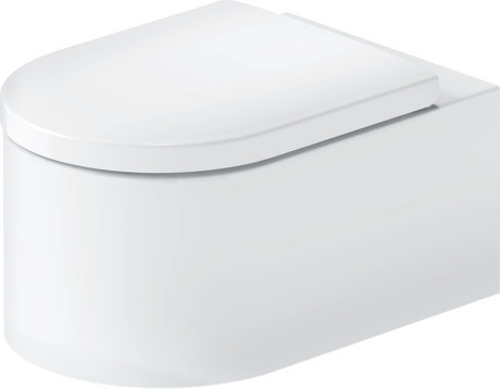 Wall-mounted toilet, 250409FF00 Interior colour White High Gloss, Exterior colour White Satin Matt