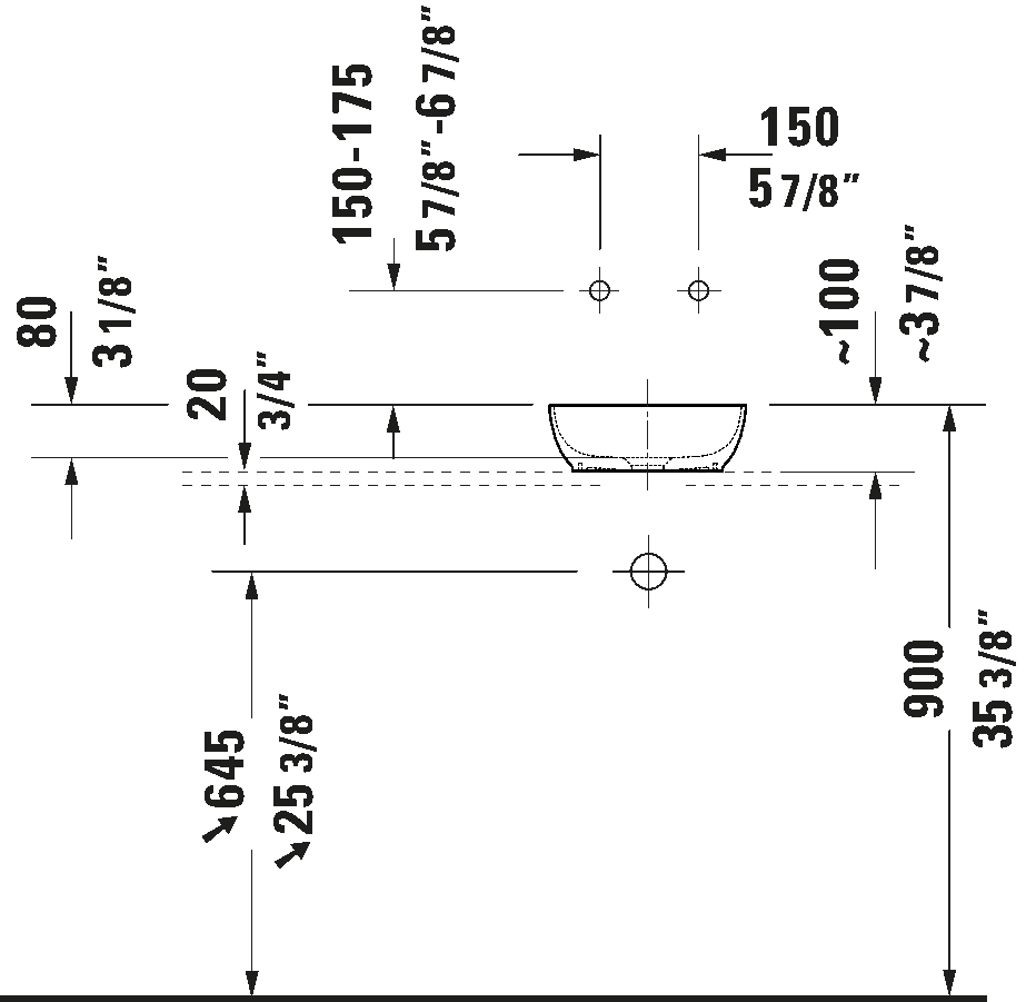 Vessel Sink, 266002