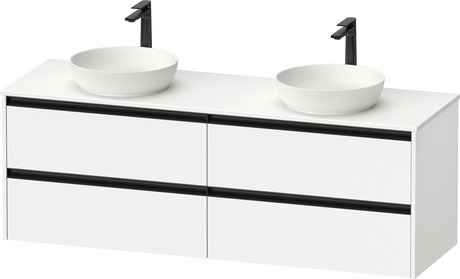 Console vanity unit wall-mounted, SV6979B18180000 White Matt, Decor