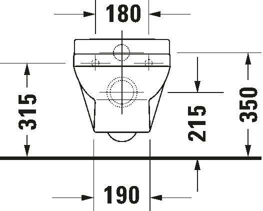 Wall-mounted toilet, 257409