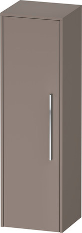 Semi-tall cabinet, DC1338L10430000 Hinge position: Left, Basalte Matt, Decor, Handle Chrome