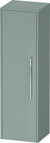 Semi-tall cabinet, DC1338L10HG0000 Hinge position: Left, Fjord Green Matt, Decor, Handle Chrome