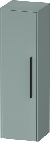 Semi-tall cabinet, DC1338LBDHG0000 Hinge position: Left, Fjord Green Matt, Decor, Handle Diamond black