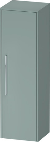 Semi-tall cabinet, DC1338R10HG0000 Hinge position: Right, Fjord Green Matt, Decor, Handle Chrome