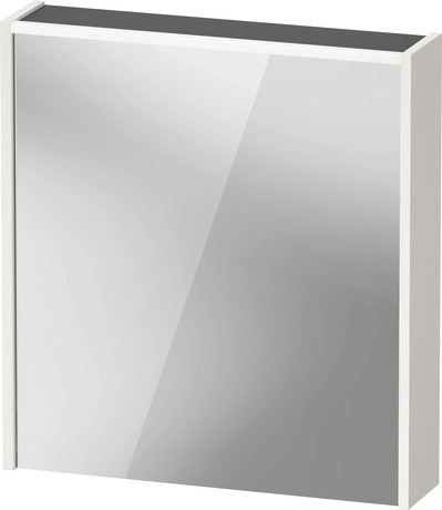 Mirror cabinet, DC7105L22222000 White, Hinge position: Left, Body material: Highly compressed three-layer chipboard, plug socket type: J
