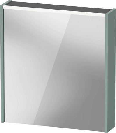 Mirror cabinet, DC7105LHGHG0000 Fjord Green, Hinge position: Left, Body material: Highly compressed three-layer chipboard