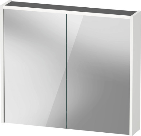 Mirror cabinet, DC7106018180000 White, Hinge position: Left, Right, Body material: Highly compressed three-layer chipboard