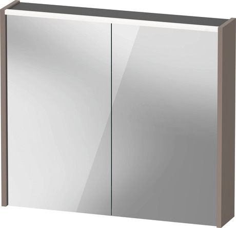 Mirror cabinet, DC7106043430000 Basalte, Hinge position: Left, Right, Body material: Highly compressed three-layer chipboard