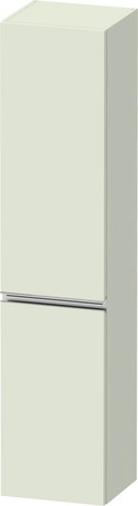 Tall cabinet, SV1370L10HH0000 Hinge position: Left, Pale Green Matt, Decor, Handle Chrome