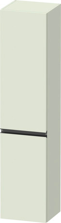 Tall cabinet, SV1370LBDHH0000 Hinge position: Left, Pale Green Matt, Decor, Handle Diamond black
