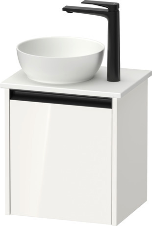 Console vanity unit wall-mounted, SV6973L22220000 White High Gloss, Decor