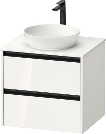 Console vanity unit wall-mounted, SV6974022220000 White High Gloss, Decor