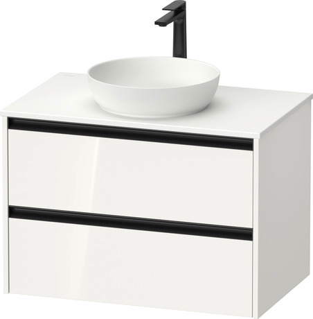 Console vanity unit wall-mounted, SV6975022220000 White High Gloss, Decor