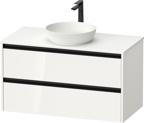 Console vanity unit wall-mounted, SV6976022220000 White High Gloss, Decor