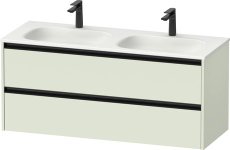 Vanity unit wall-mounted, SV69980HHHH0000 Pale Green Matt, Decor