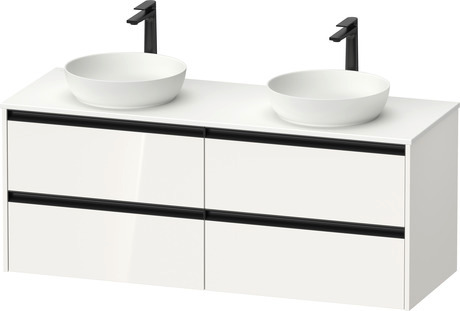 Console vanity unit wall-mounted, SV6978B22220000 White High Gloss, Decor