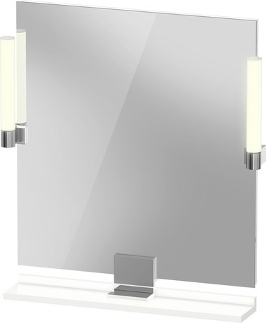 Mirror, SV7421010180000 Chrome, White Matt