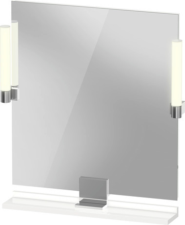 Mirror, SV7421010220000 Chrome, White High Gloss