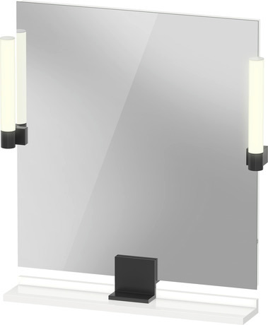Mirror, SV74210BD220000 Diamond black, White High Gloss