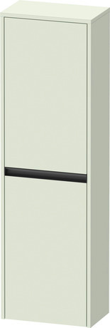 Semi-tall cabinet, SV1319LHHHH0000 Hinge position: Left, Pale Green Matt, Decor