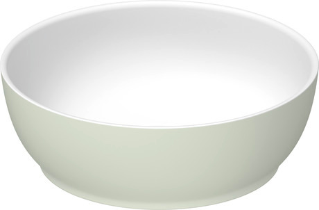 Washbowl, 266002FH00 Interior colour White Satin Matt, Exterior colour Pale Green Matt