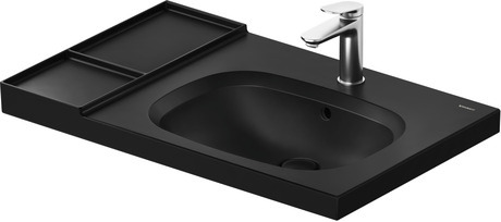 Washbasin, 239480AF00 Black Matt, Number of washing areas: 1 Middle