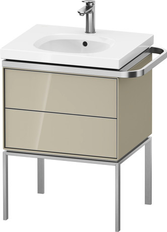Vanity unit floorstanding, AU45710H3H30000 taupe High Gloss, Lacquer