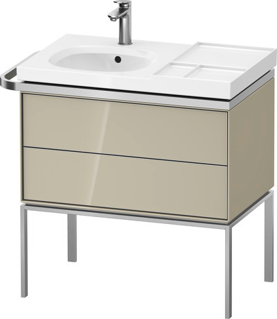 Vanity unit floorstanding, AU45740H3H30000 taupe High Gloss, Lacquer