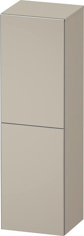 Semi-tall cabinet, AU1344L83830000 Hinge position: Left, taupe Super Matt, Decor