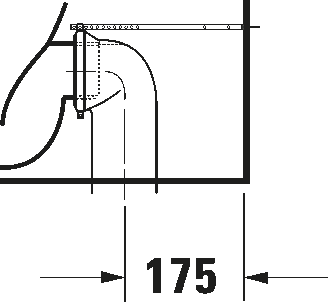 Stand WC Kombination für Dusch-WC Sitz, 215659