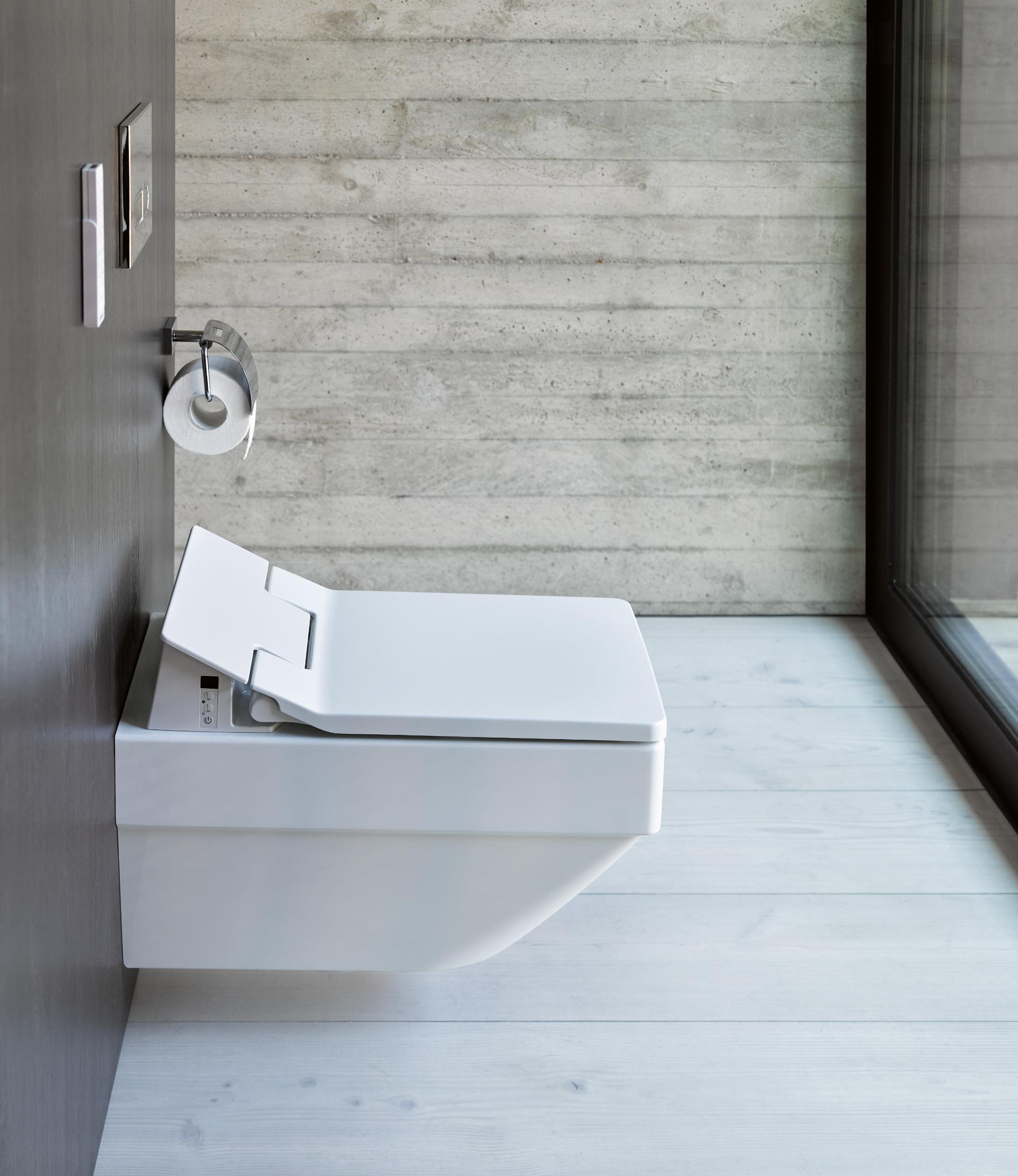 Vero Air toilet with SensoWash® Slim shower toilet seat
