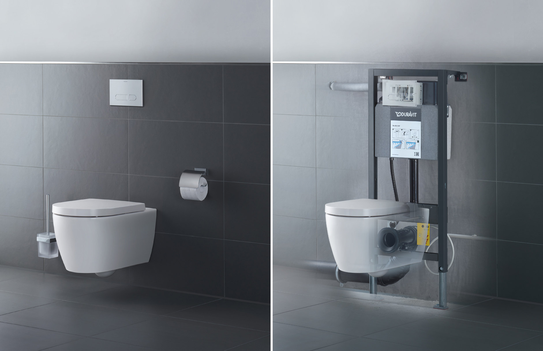WC mit DuraSystem Installations Element 