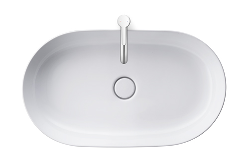 Luv washbowl without tap platform
