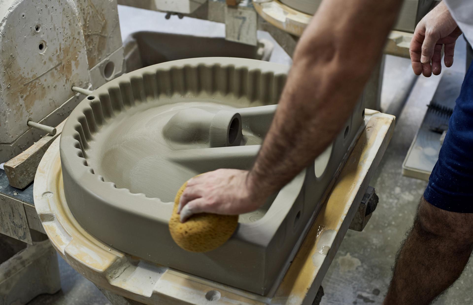 Production of sanitary ceramics
