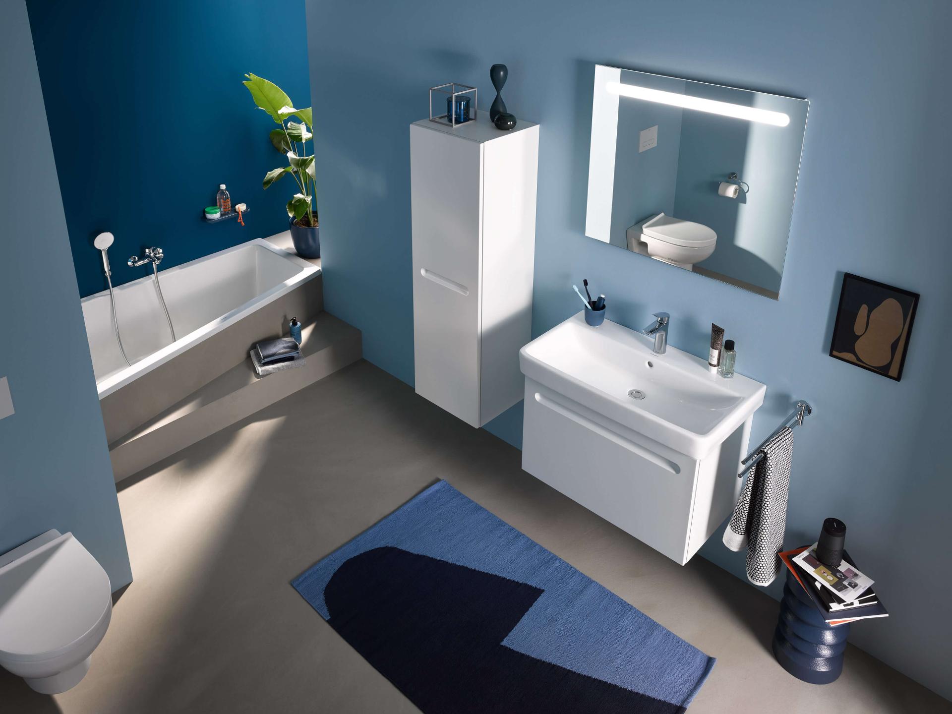 Modernes Badezimmer mit Duravit No.1 Waschtisch