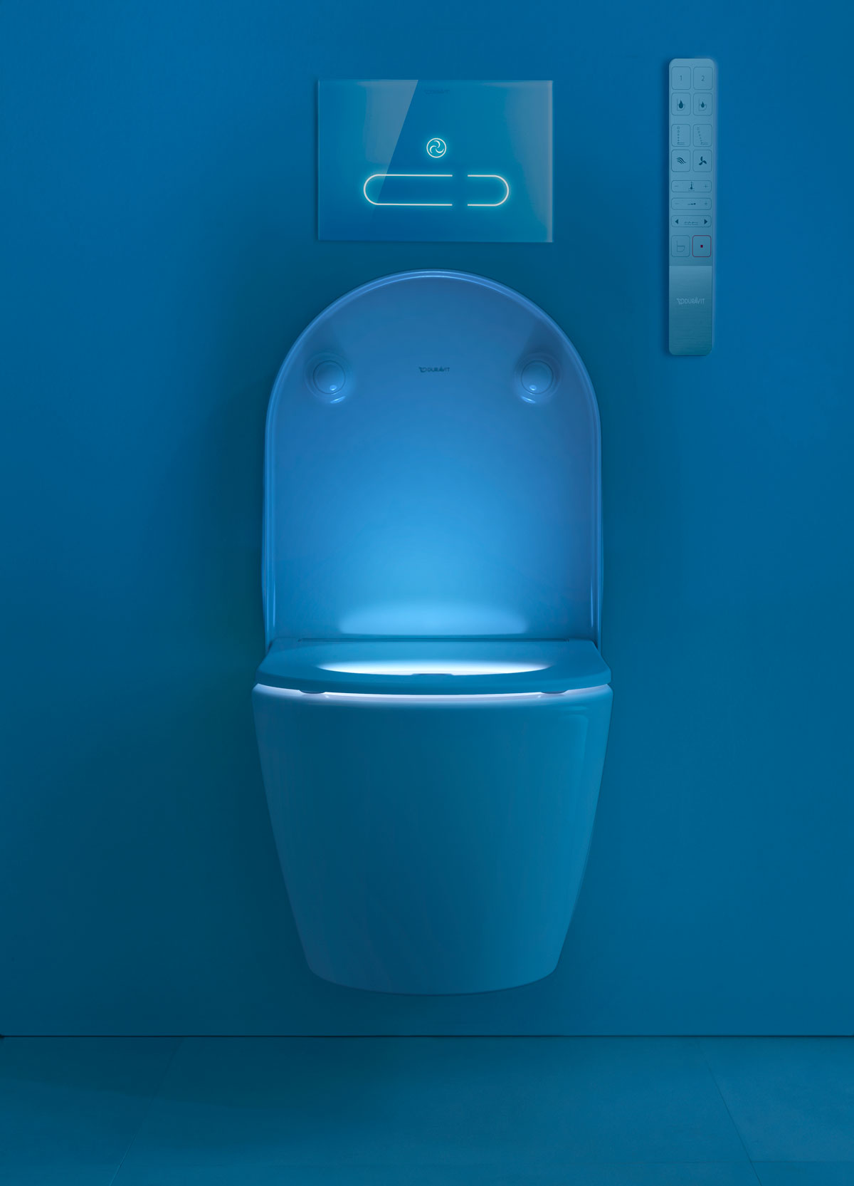 Night light in SensoWash shower toilet
