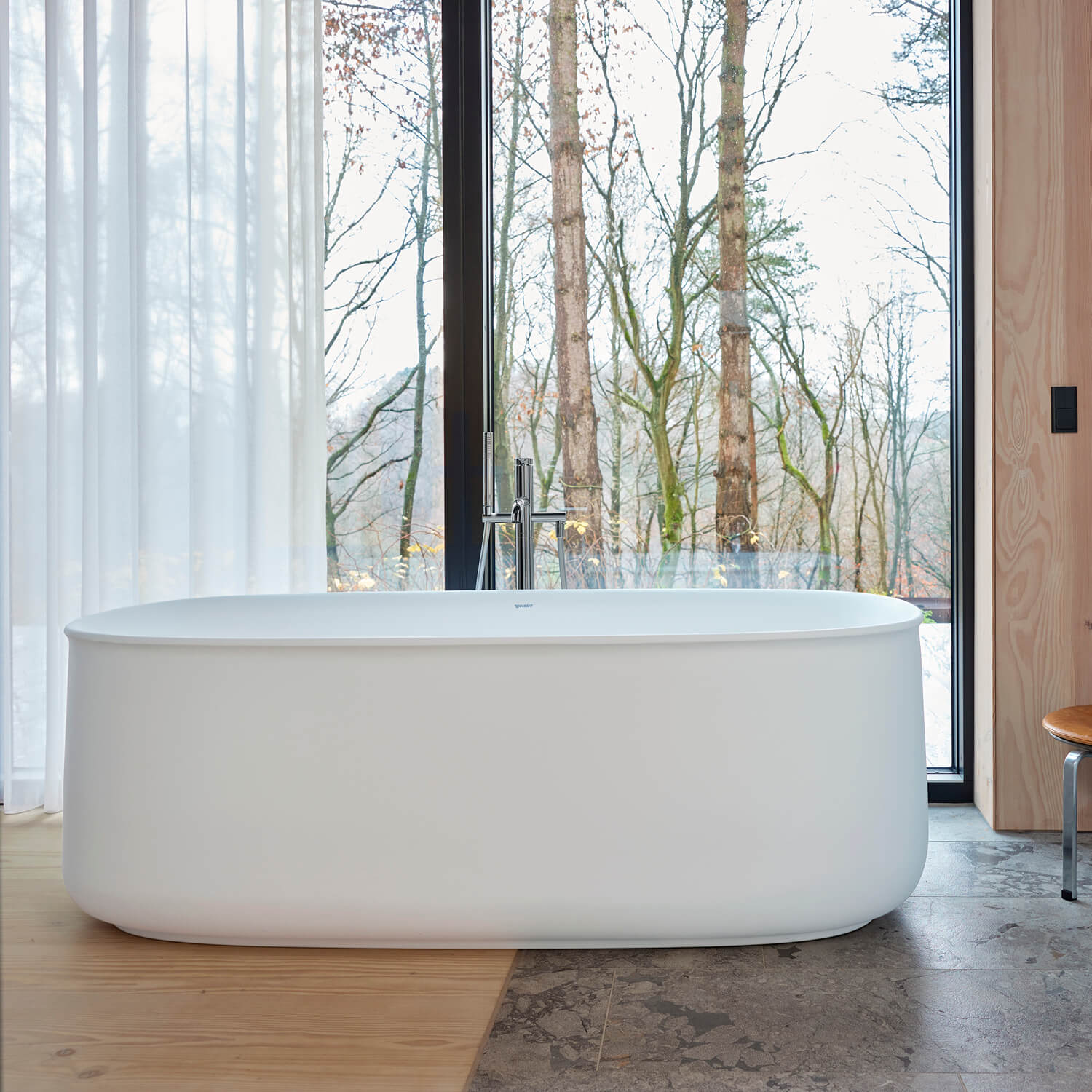 Zencha freestanding bathtub oval
