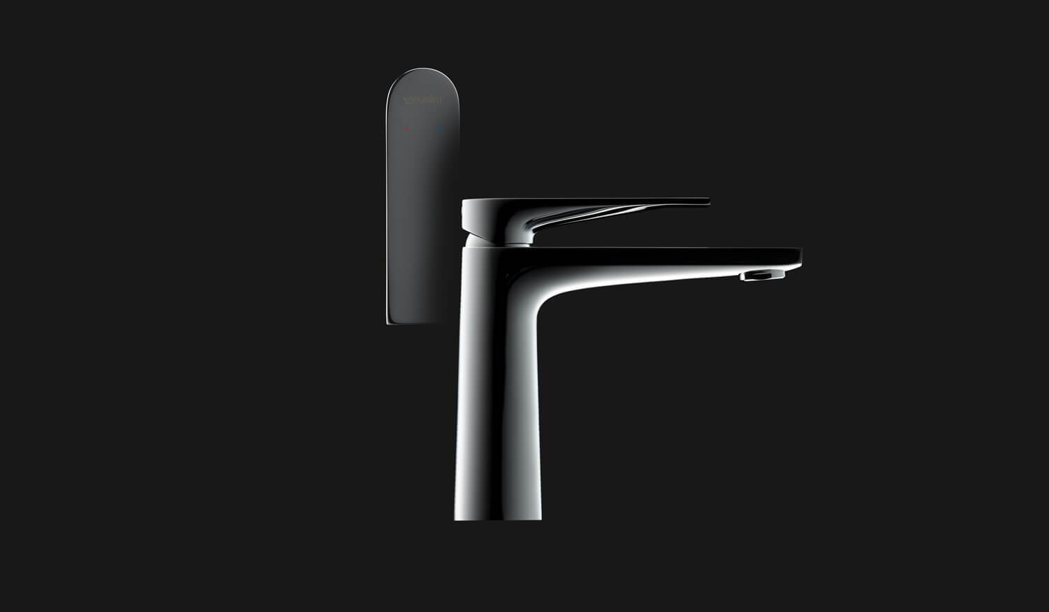Side view of a Tulum faucet
