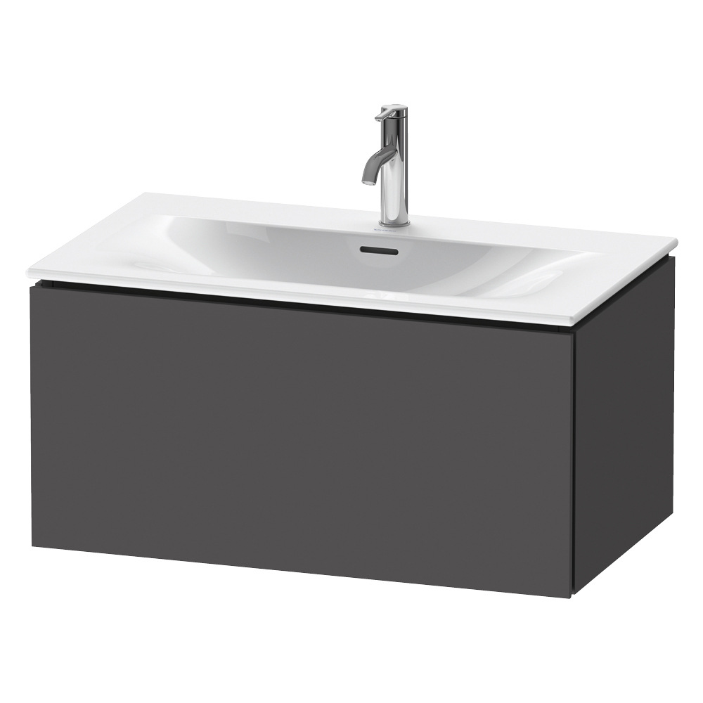 Viu washbasin with L-Cube vanity unit
