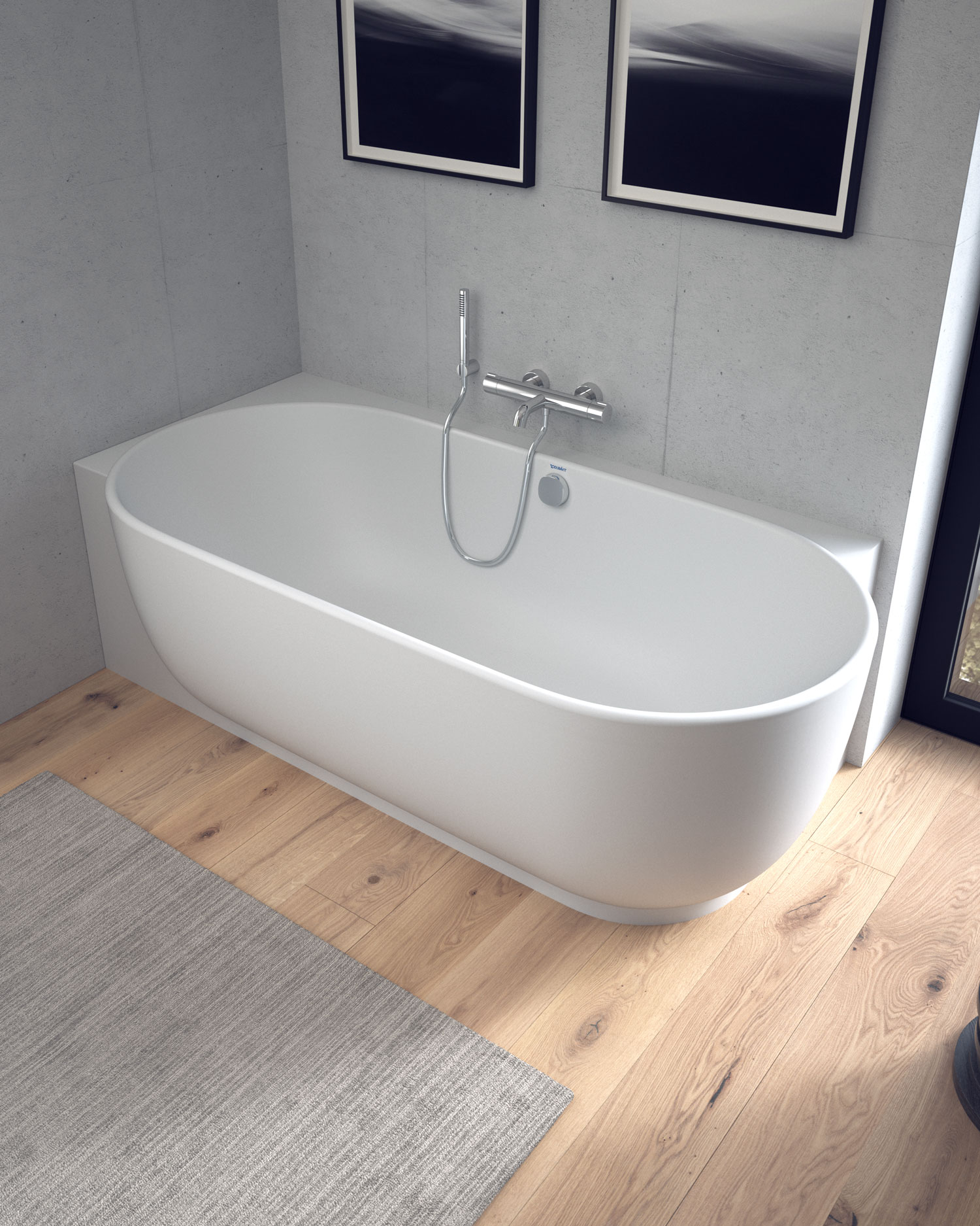 Luv rectangular bathtub
