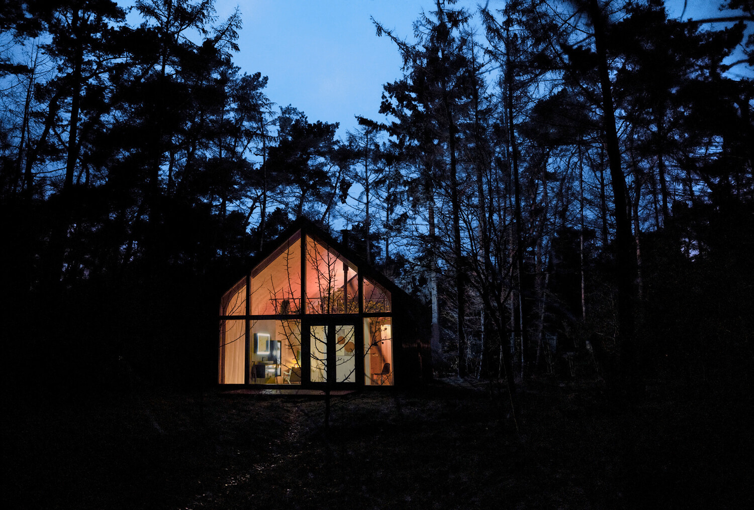 Casa tranquilla nella foresta
