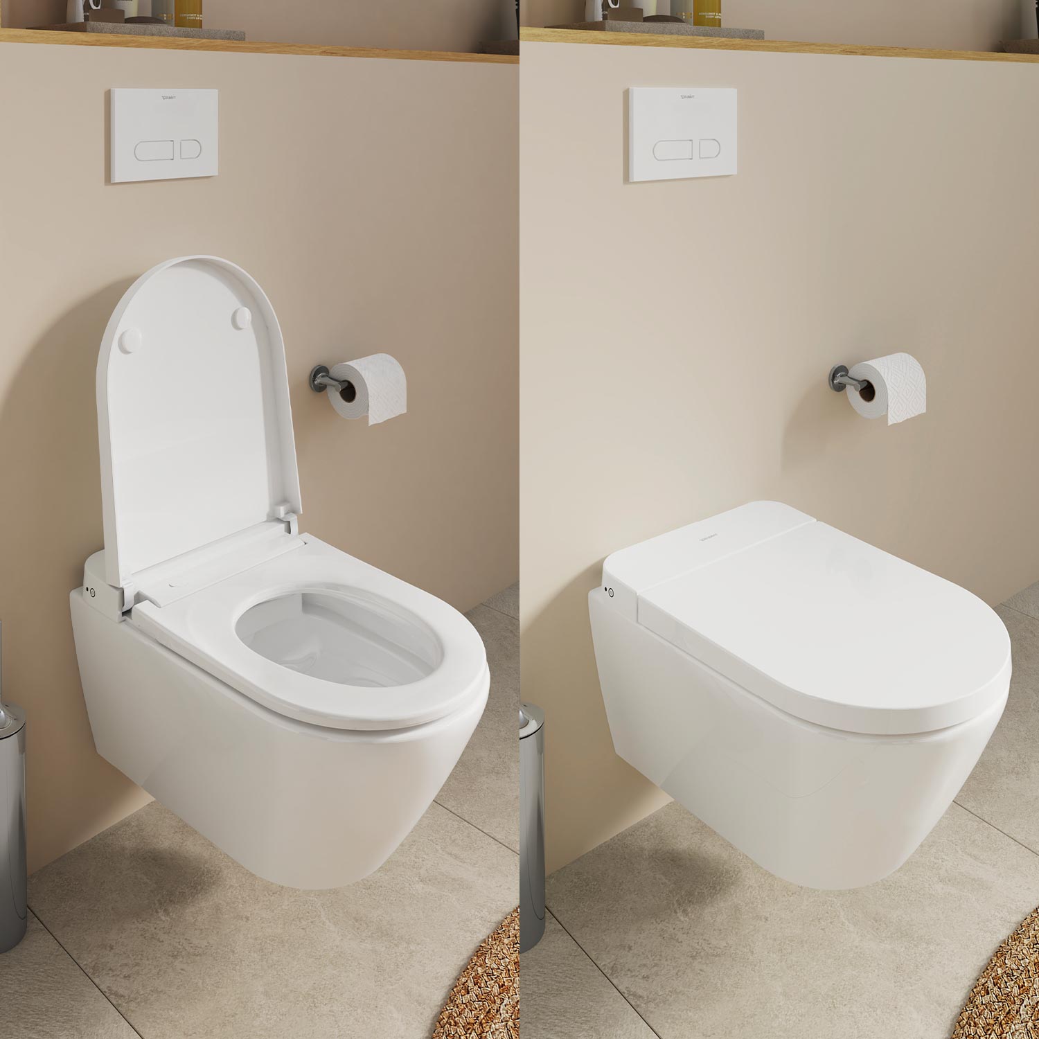 Toilet with softclose funktion
