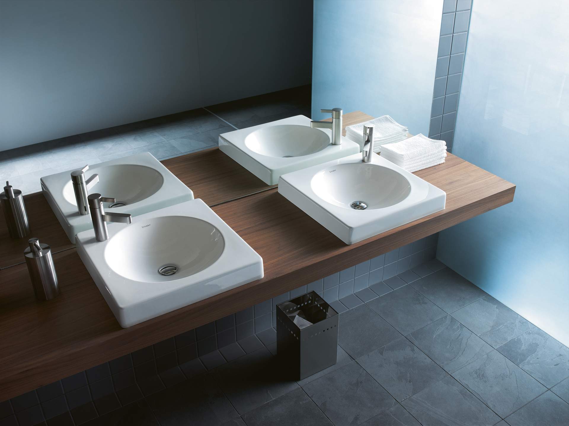 Barrier-free bathroom with height toilet
